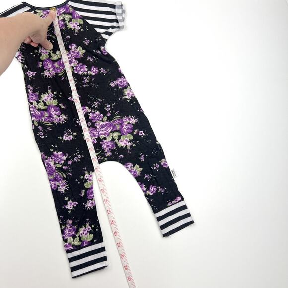 Random Rompers Purple Floral Romper - Picture 4 of 5